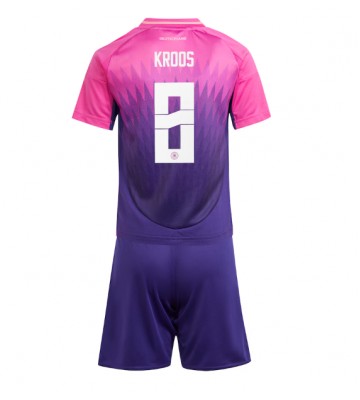 Tyskland Toni Kroos #8 Bortatröja Barn EM 2024 Kortärmad (+ Korta byxor)